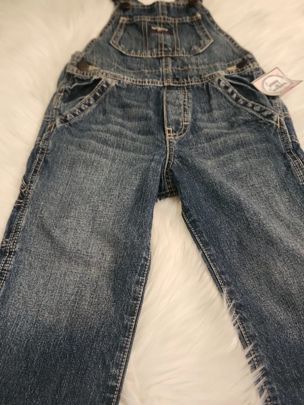 OshKosh B'gosh Dark Wash Denim Overalls -  Kids Size 2T